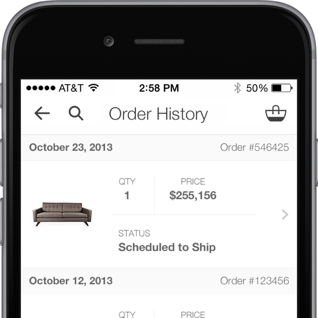 One Kings Lane / Order History